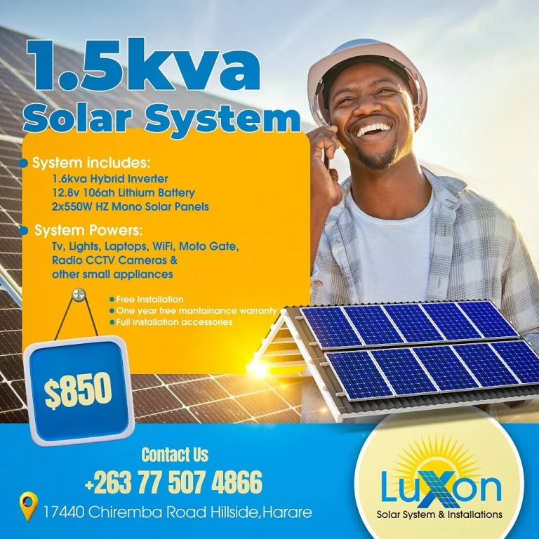 1.5 kva solar system