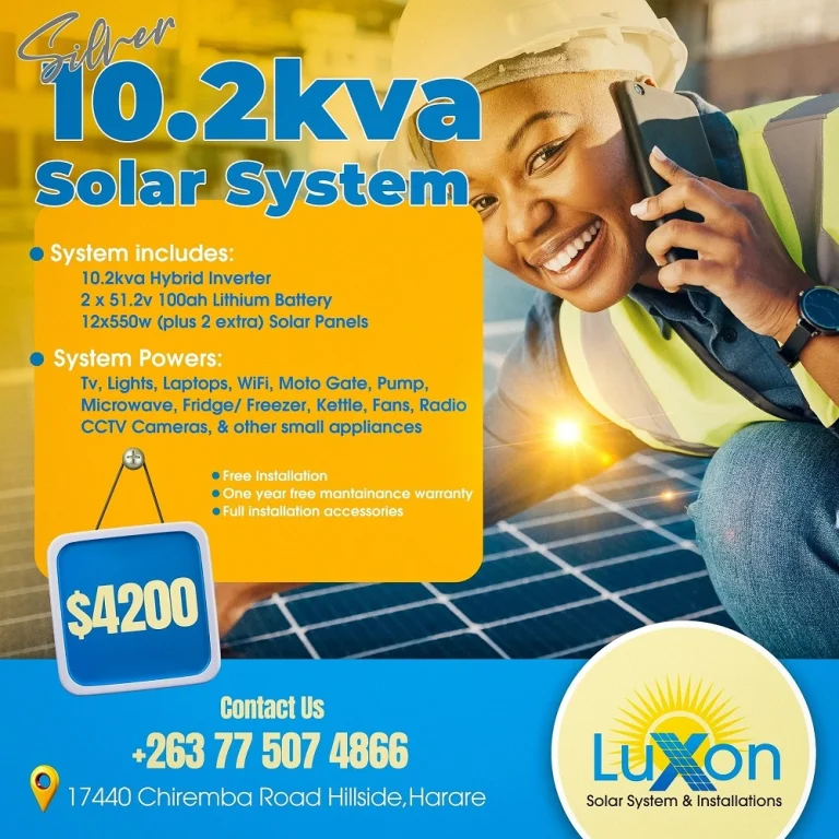 10 2 kva silver solar system