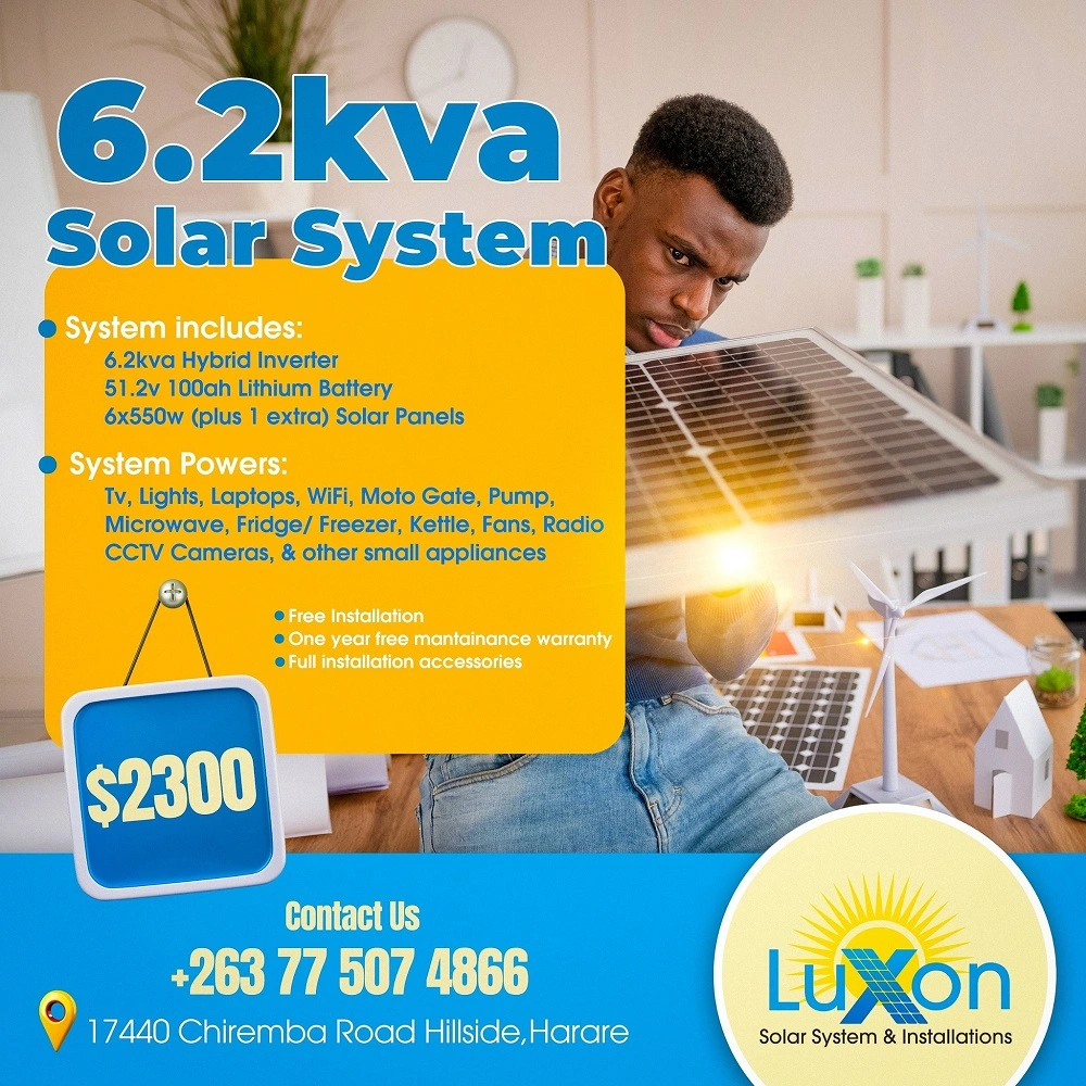 6 2 kva solar system
